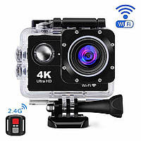 Спортивна екшн-камера S2 WiFi 4K Action Camera з великим комплектом занурення до 30м