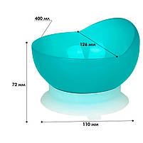 Тарілка Shengtong для приймання їжі адаптована для людей з інвалідністю, що утримує гумовий 10 шт., фото 5