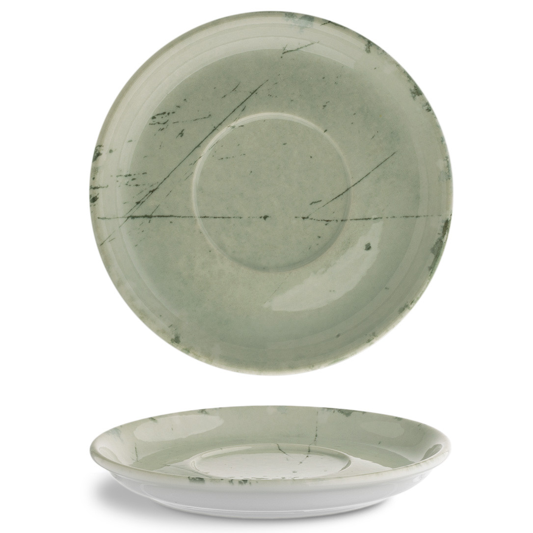 Блюдце 15 см, серія Josefine Stone Green G.Benedikt, фото 1