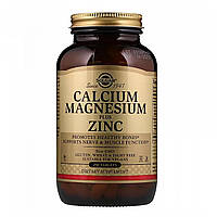 Кальций магний цинк (Calcium Magnesium Zinc), Solgar, 250 таблеток