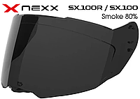 Визор с тонировкой Smoke 80% для шлемов Nexx SX.100R / SX.100