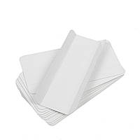 Підкладка 14х4х1,5 см (0,5 мм) під еклер (ламінована з бортиком), біла