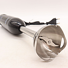 Занурювальний блендер з чашею 3в1, 800Вт GRANT GR7015, Чорний / Ручний блендер з міксером, фото 4