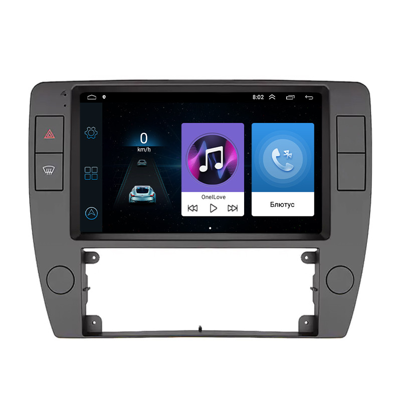 Штатна магнітола Lesko для Volkswagen Passat B5 Рестайлінг 2000-2005 г 9" 1/16Gb Wi-Fi GPS Base Фольцваге 5 шт., фото 1