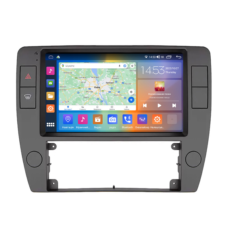 Штатна магнітола 9" Lesko для Volkswagen Passat B5 Рестайлінг 2000-2005 4/64Gb CarPlay 4G Wi-Fi GPS Prime 5 шт.