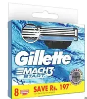 Сменные кассеты Gillette Mach3 Start 8шт