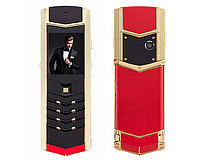 Мобильный телефон H-Mobile V1 (Hope V1) red-gold. Vertu design кнопочный дизайнерский телефон Верту
