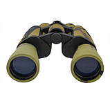 Потужний бінокль Baigish W9 20X50 для полювання і риболовлі чудовий туристичний бінокль із чохлом, фото 2