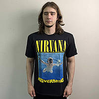 Футболка Nirvana - Nevermind (Album Cover) (Gildan) чорна, Размер S