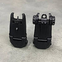 Мушка та цілик LD Turkish SG-2, складані, високі, на Picatinny, колір Чорний, Туреччина