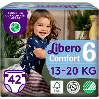 Подгузники Libero Comfort Размер 6 (13-20 кг) 42 шт (7322541757049)