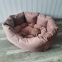 Диван лежак для собак і кішок зі знімною подушкою антикіготь, Спальні місця для хатніх тварин Моко XL