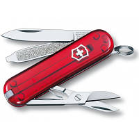 Нож Victorinox Classic SD Transparent Red (0.6223.TB1)