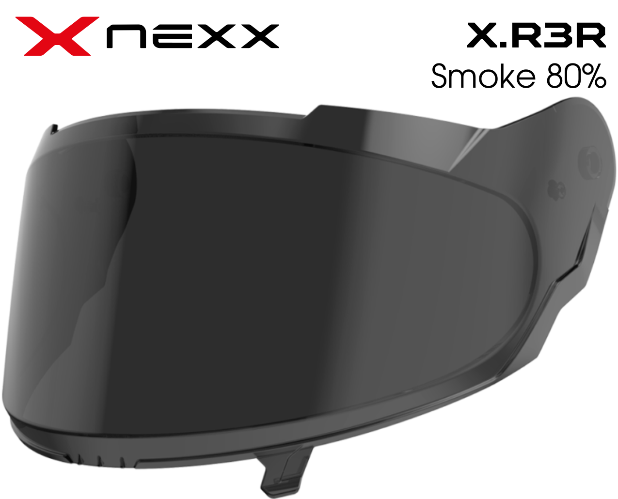 Визор тонированный для шлема Nexx X.R3R, Smoke 80% - фото 1 - id-p1870854308