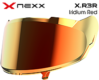 Визор зеркальный для шлема Nexx X.R3R, красный (Iridium Red)