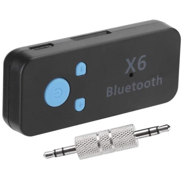 Bluetooth приймач аудіо ресивер BT-X6 чорний