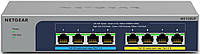 NETGEAR Комутатор MS108UP, 4x2,5GE PoE+, 4x2,5GE PoE++(60Вт/порт), 230Вт, некерований