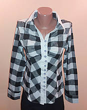 Блуза жіноча Fashion р. 42 Клітина чорно-біла