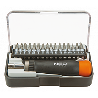 Набір інструментів Neo Tools насадки прецизійні з тримачем, 17 шт. (04-228)