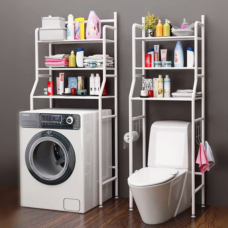 Полиця стелаж органайзер підлогова над унітазом або пральною машинкою Toilet Rack ⁇ етажерка для ванної