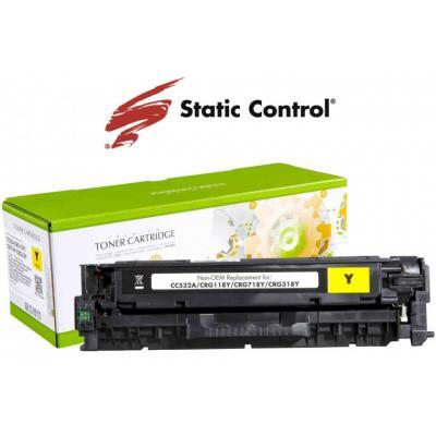Картридж Static Control HP CLJ CC532A (304A) 2.8k Yellow (002-01-RC532A ...