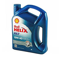 Полусинтетическое моторное масло Shell Helix HX7 10w-40 4л.