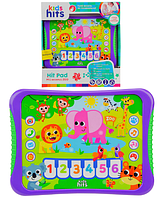 Планшет "Kids Hits" Мій веселий Zoo,назви тварин,звуки,вірши,мелодії,гра,в кор-ці,23,8х17х2см №KH01/005(48)КІ