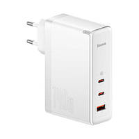 Зарядное устройство СЗУ Baseus GaN5 Pro Fast Charger QC4.0+PD3.1 140W USB+2Type-C 5A White (CCGAN140CE)