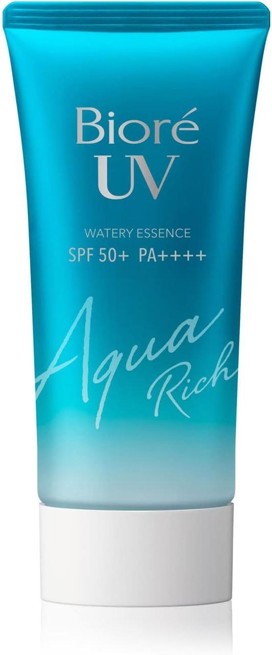 Kao Biore UV  Aqua Rich Watery Essence водостійкий сонцезахисний крем SPF 50+ PA++++, 50 г