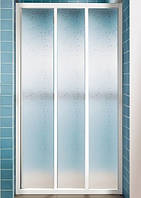 Душевая дверь в нишу Shower 120x180 см раздвижная пластиковые двери для душевой ниши матовые три секции