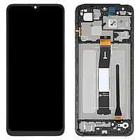 Дисплей Xiaomi Redmi 12C | 22120RN86G с тачскрином и рамкой, черный | модуль
