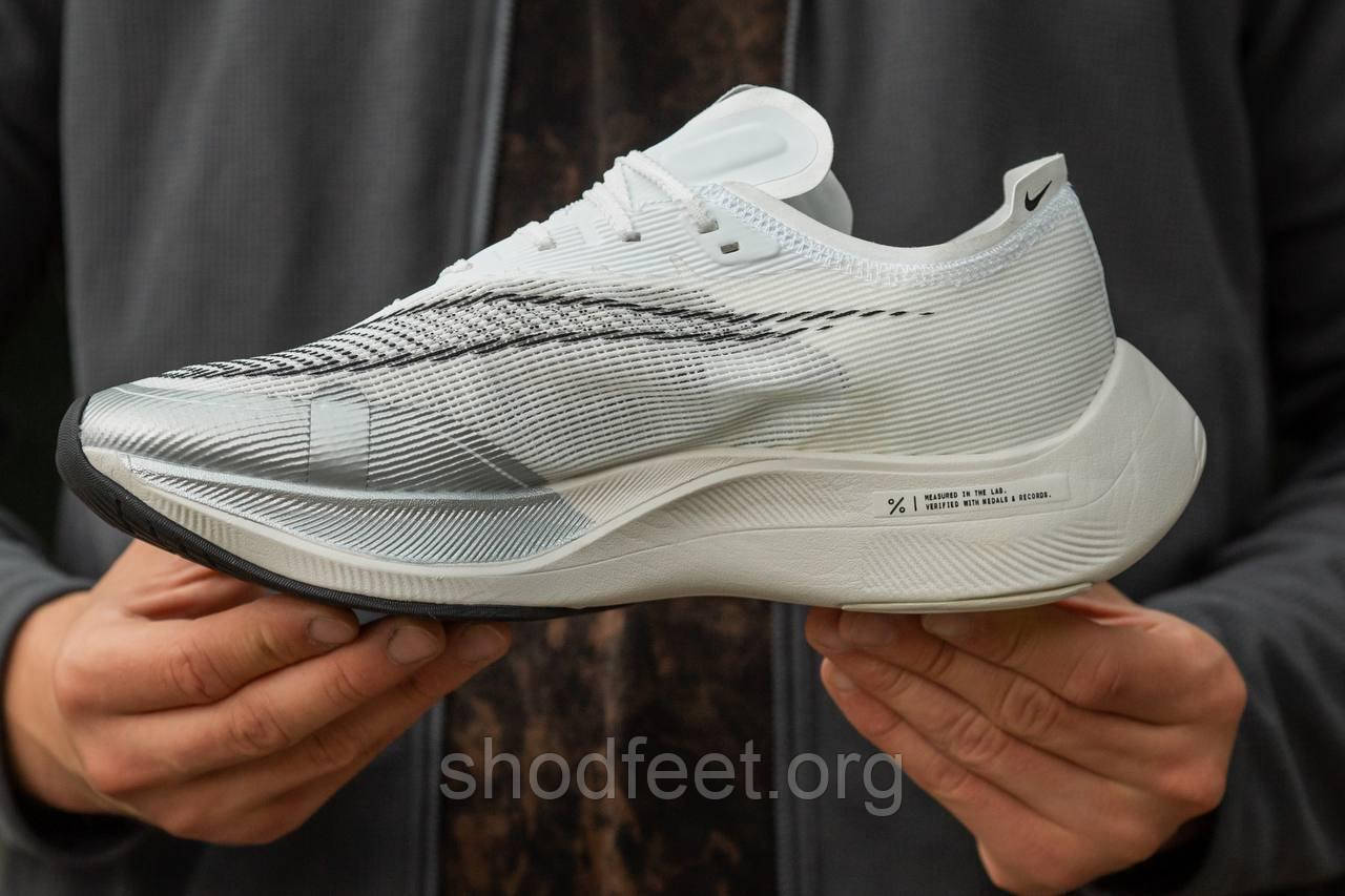 Чоловічі кросівки Nike Zoom X White\Silver, фото 1