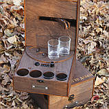 Наливатор алкогольний  на 4 чарки з принтом (Козаки), фото 3