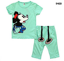 Літній костюм Minnie Mouse для дівчинки. 110 см