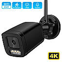 Охоронна металева WiFi IP Onvif камера Besder 7004MB-XMT801 8MP 3.6 мм. iCSee, фото 3