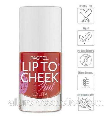 Тинт для губ і щік PASTEL Lip to Cheek tint тон 02 LOLITA