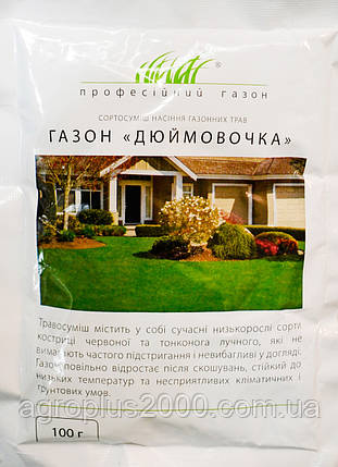 Насіння Газонна трава Дюймовочка 100 грамів DLF Trifolium, фото 1