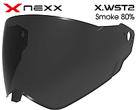 Визор тонированный для мотошлемов Nexx X.WST2, Smoke 80%