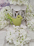 Головка гортензії декоративна біла, d квіточки  16 см, Польша, фото 5