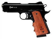 Шумовий пістолет Kuzey 911 SX#2 Black/Brown Wooden Grips