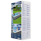 Bestway 56465 каркасний басейн 549 x 274 x 122 см, фільтр-насос, тент, сходи, фото 7