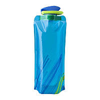 Складная бутылка для воды с карабином 550 мл. Мягкая гибкая бутылка для туризма, спорта BEW55-2