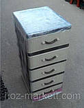 Комод пластиковий міні на 5 ящиків, фото 6