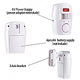 Сигналізація на рух, Комплект охоронної сигналізації, Домашня сигналізація з датчиком руху, фото 3