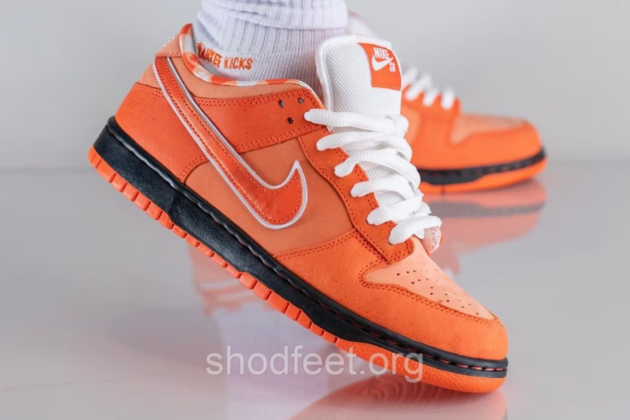 Чоловічі кросівки Nike SB Dunk Low Concepts Orange Lobster, фото 1