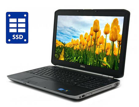 Ноутбук Dell Latitude E5520/ 15.6" (1366x768)/ Core i3-2330M/ 8 GB RAM/ 480 GB SSD/ HD 3000, фото 1