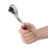 Набір головок 1/2 "8-32 мм., Подовжувач, рукоятка з храповим механізмом 72 зуба, 20ед., Cr-V STORM INTERTOOL mst mst, фото 6