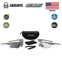 Комплект балістичних окулярів ESS Crossbow 2X Kit | Terrain Tan Frame
