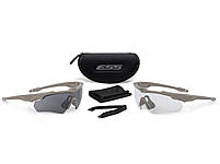 Комплект балістичних окулярів ESS Crossbow 2X Kit | Terrain Tan Frame, фото 2