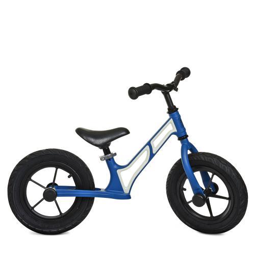 Біговел 12'' Profi KIDS (HUMG1207A-3) MGN синьо-білий